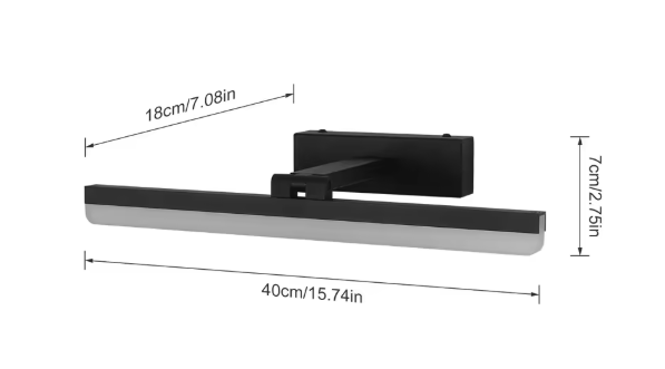 LED Badkamerspiegel Lamp – 9W, Koel Wit 6000K, IP44 Waterdicht