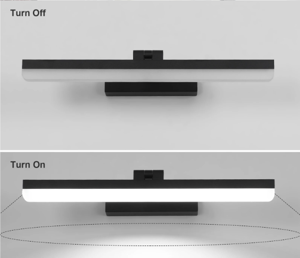 LED Badkamerspiegel Lamp – 9W, Koel Wit 6000K, IP44 Waterdicht
