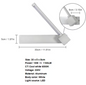 Moderne LED Wandlamp – 24W, Zwart, Warm Wit 3000K