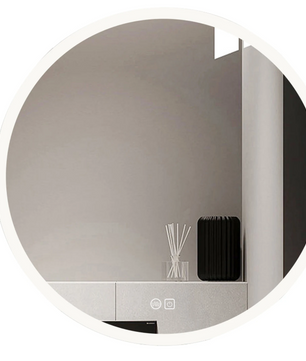 Ronde LED Badkamerspiegel – 80 cm, Anti-Fog, Dimbaar & Verstelbaar Licht