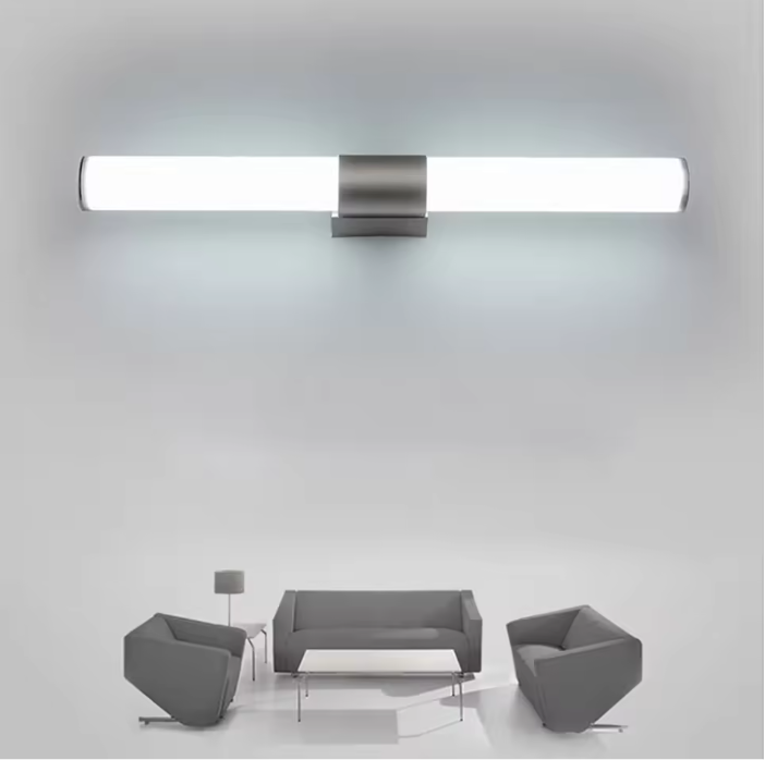 LED Spiegel Wandlamp – 12W/16W/22W, Wit & Zilver, Warm/Koud Wit
