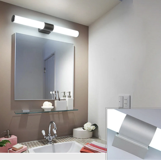LED Spiegel Wandlamp – 12W/16W/22W, Wit & Zilver, Warm/Koud Wit