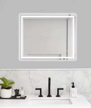 LED Badkamerspiegel 70×90 cm – Anti-Fog, Dimbaar & Verstelbaar Licht