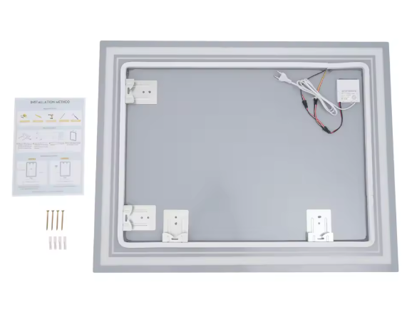 LED Badkamerspiegel 70×90 cm – Anti-Fog, Dimbaar & Verstelbaar Licht