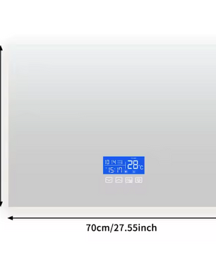 LED Badkamerspiegel 50×70 cm – Anti-Fog, Dimbaar & Verstelbaar Licht