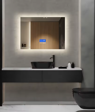 LED Badkamerspiegel 50×70 cm – Anti-Fog, Dimbaar & Verstelbaar Licht