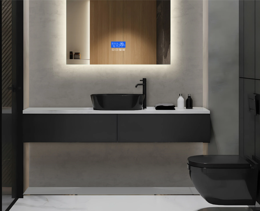 LED Badkamerspiegel 50×70 cm – Anti-Fog, Dimbaar & Verstelbaar Licht