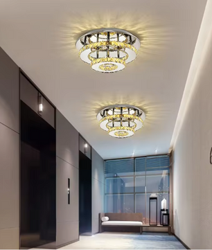 Kristallen Plafondlamp Rond – Modern LED Lichtarmatuur 36W