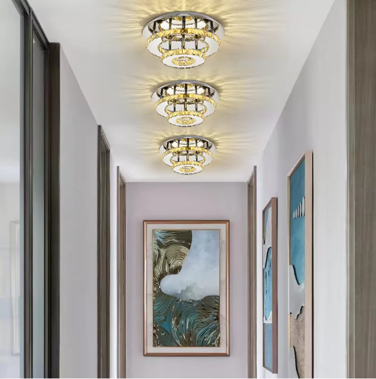 Kristallen Plafondlamp Rond – Modern LED Lichtarmatuur 36W