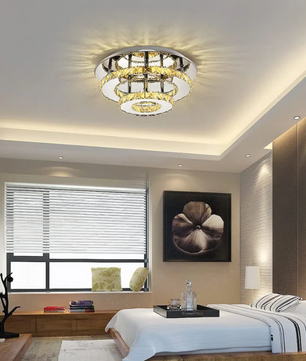 Kristallen Plafondlamp Rond – Modern LED Lichtarmatuur 36W