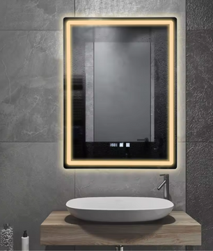 LED Badkamerspiegel 60×80 cm – Dimbaar, Anti-Fog & Slim Display