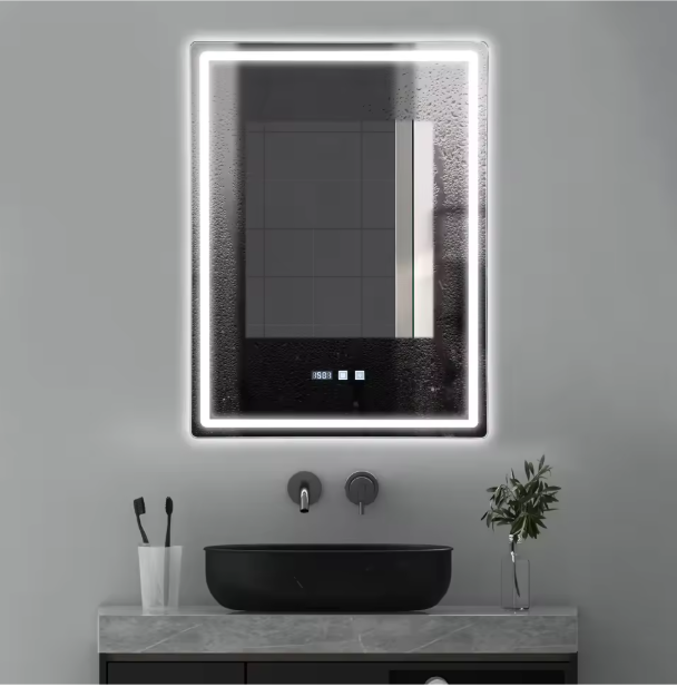 LED Badkamerspiegel 60×80 cm – Dimbaar, Anti-Fog & Slim Display