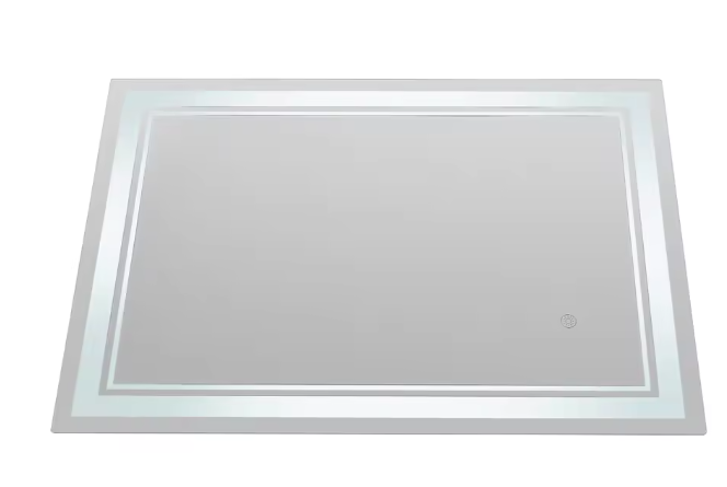 LED Badkamerspiegel – Dimbaar, 3 Lichtkleuren & Touch Schakelaar