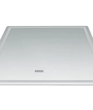 LED Badkamerspiegel 60×80 cm – Dimbaar, Anti-Fog & Tijdweergave