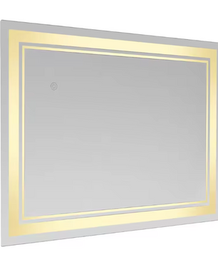 LED Badkamerspiegel 70×50 cm – Dimbaar, Anti-Fog & 3 Lichtkleuren