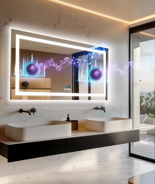 LED Badkamerspiegel 120×60 cm – Dimbaar, Anti-Fog & Bluetooth