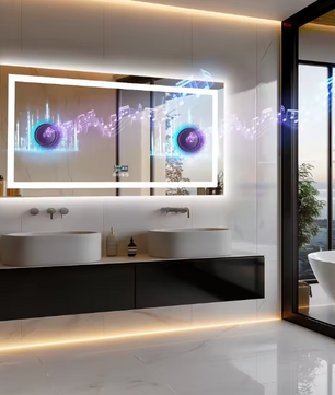 LED Badkamerspiegel 120×60 cm – Dimbaar, Anti-Fog & Bluetooth