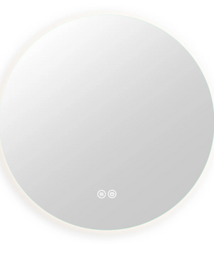 Ronde LED Badkamerspiegel 60×60 cm – Dimbaar & Anticondens