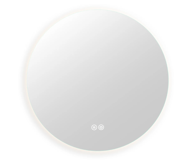 Ronde LED Badkamerspiegel 60×60 cm – Dimbaar & Anticondens