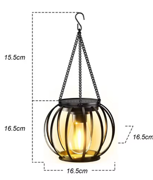 Solar LED Zonnelantaarn – Waterdicht, Warm Wit Licht & Automatische Sensor