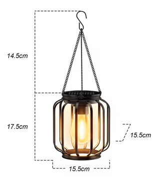 Solar LED Zonnelantaarn – Waterdicht, Warm Wit Licht & Automatische Sensor
