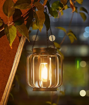 Solar LED Zonnelantaarn – Waterdicht, Warm Wit Licht & Automatische Sensor