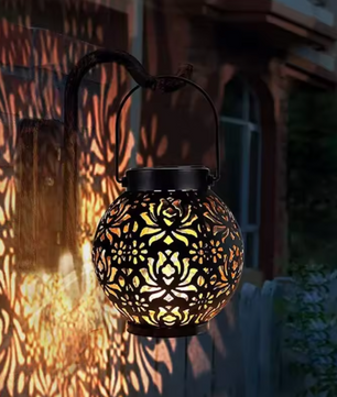 Zonnelantaarn Holle Bal – Solar Tuinverlichting, Hangend & Waterdicht