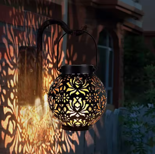 Zonnelantaarn Holle Bal – Solar Tuinverlichting, Hangend & Waterdicht