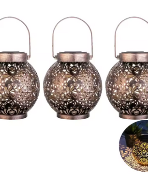 Zonnelantaarn Holle Bal – Solar Tuinverlichting, Hangend & Waterdicht
