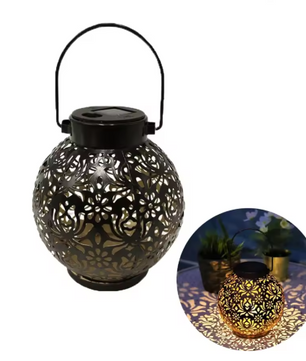Zonnelantaarn Holle Bal – Solar Tuinverlichting, Hangend & Waterdicht