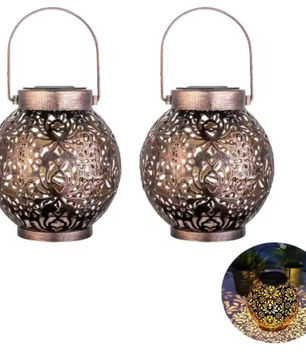 Zonnelantaarn Holle Bal – Solar Tuinverlichting, Hangend & Waterdicht
