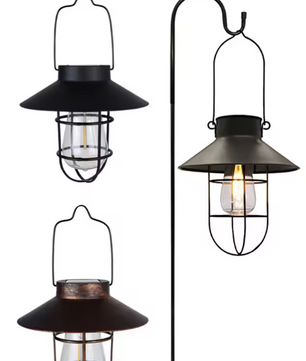 Solar Lantaarn met Wolfraam LED – Hanglamp, Waterdicht & Retro Design
