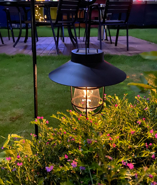 Solar Lantaarn met Wolfraam LED – Hanglamp, Waterdicht & Retro Design