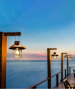 Solar Lantaarn met Wolfraam LED – Hanglamp, Waterdicht & Retro Design