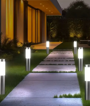 Set van 1/2/4/6 Solar Vloerlampen – IP65 Waterdicht met Bewegingssensor voor Tuin & Padverlichting