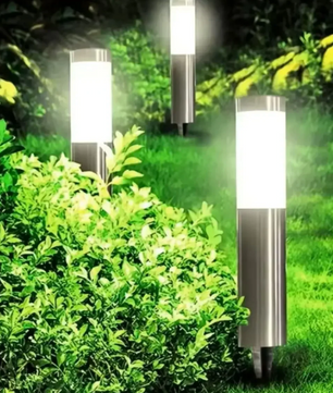 Set van 1/2/4/6 Solar Vloerlampen – IP65 Waterdicht met Bewegingssensor voor Tuin & Padverlichting