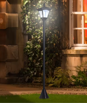 Solar Tuinlantaarn – LED Buitenlamp met Zonnepaneel, IP44 120 cm