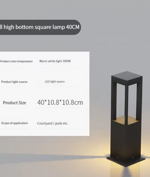 Moderne Solar Tuinlamp – 7W LED Staande Buitenlamp IP65 Aluminium