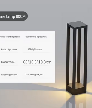 Moderne Solar Tuinlamp – 7W LED Staande Buitenlamp IP65 Aluminium