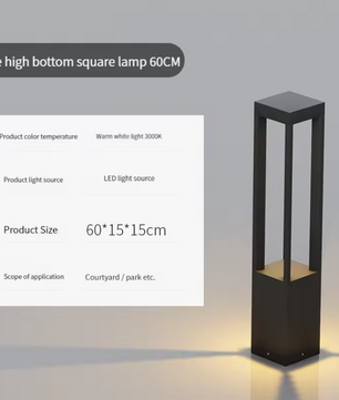 Moderne Solar Tuinlamp – 7W LED Staande Buitenlamp IP65 Aluminium