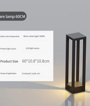 Moderne Solar Tuinlamp – 7W LED Staande Buitenlamp IP65 Aluminium