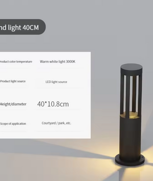 Moderne Solar Tuinlamp – 7W LED Staande Buitenlamp IP65 Aluminium