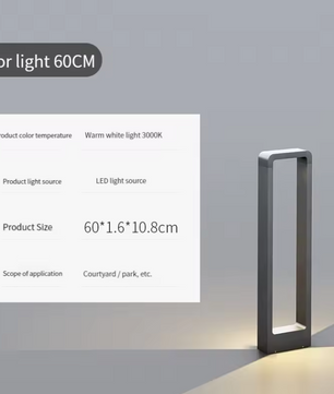 Moderne Solar Tuinlamp – 7W LED Staande Buitenlamp IP65 Aluminium