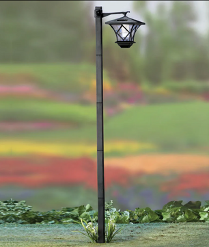 Solar Buitenlantaarn 2-in-1 – Vintage Staande Tuinlamp 150 cm