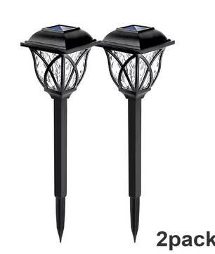 Set van 10 Solar Tuinlampen – LED Padverlichting & Gazonlampen, IP67 Waterdicht