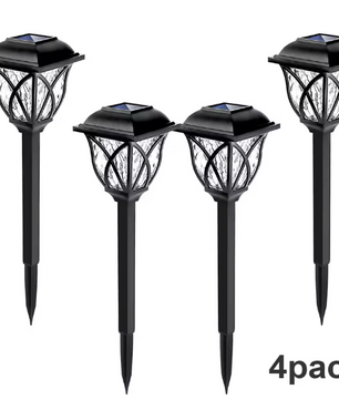 Set van 10 Solar Tuinlampen – LED Padverlichting & Gazonlampen, IP67 Waterdicht