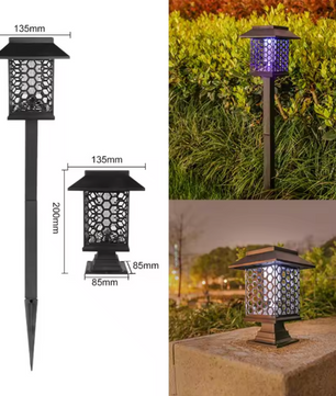 Solar Muggenlamp – Waterdichte UV Muggenverdelger met Zonnepaneel & Wandmontage