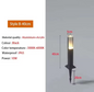 Waterdichte LED Gazonlamp – 10W Buitenverlichting van Aluminium & Acryl, Modern en Energiezuinig
