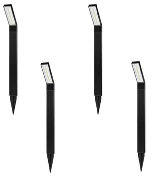 Solar Tuinlampen Set – Waterdichte LED Padverlichting met 3 Lichtmodi, 1/4 Pack