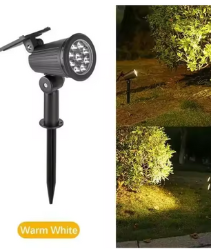 Solar LED Spotlights – Waterdichte 9-LED Tuinspots voor Buiten, 1/2/4 Stuks